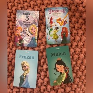 Yoto disney cards- Princess, Mulan, Frozen